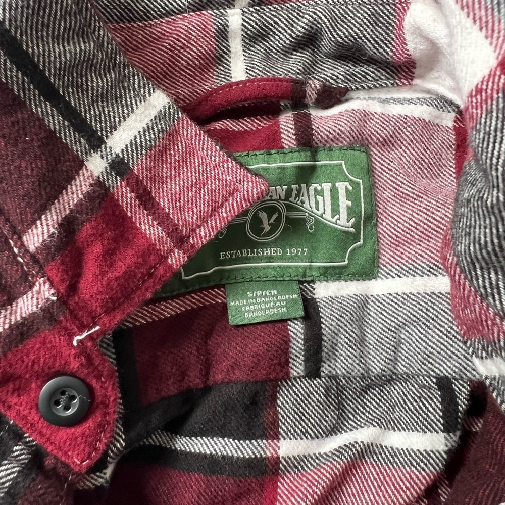 American Eagle Men’s Oversized Flannel - Picture 3 of 3